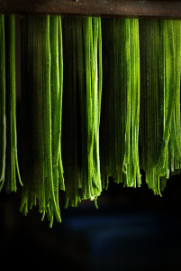 Spaghetti drying